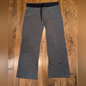 J.Crew Navy and Grey Pajama Pants size L